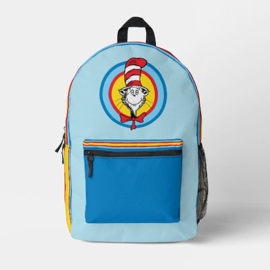 Dr. Seuss | Katze im Hutkopf-Graphic Bedruckter Rucksack (Vorderseite)