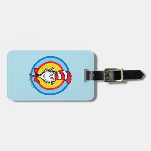 Dr. Seuss | Katze im Hutkopf-Graphic Gepäckanhänger (Vorderseite horizontal)