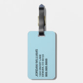 Dr. Seuss | Katze im Hutkopf-Graphic Gepäckanhänger (Rückseite vertikal)