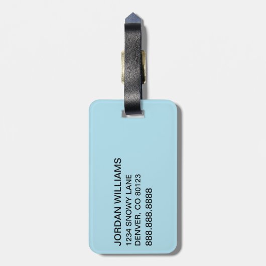 Dr. Seuss | Katze im Hutkopf-Graphic Gepäckanhänger (Rückseite vertikal)