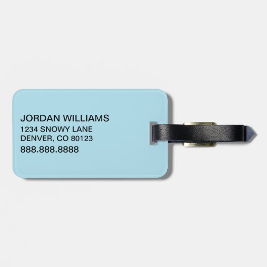 Dr. Seuss | Katze im Hutkopf-Graphic Gepäckanhänger (Rückseite horizontal)