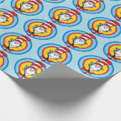 Dr. Seuss | Katze im Hutkopf-Graphic Geschenkpapier (Ecke)