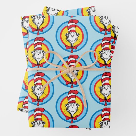 Dr. Seuss | Katze im Hutkopf-Graphic Geschenkpapier Set (Beispiel)
