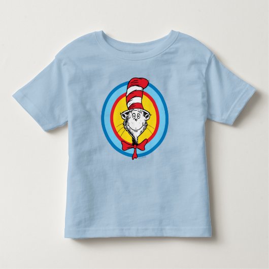 Dr. Seuss | Katze im Hutkopf-Graphic Kleinkind T-shirt (Vorderseite)