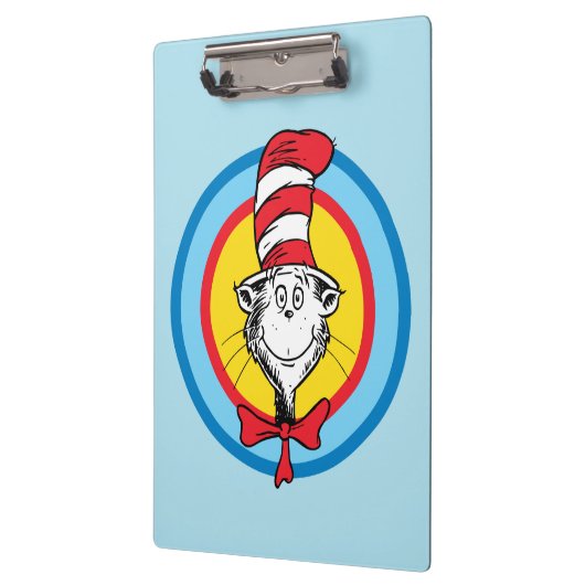 Dr. Seuss | Katze im Hutkopf-Graphic Klemmbrett (Links)