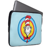 Dr. Seuss | Katze im Hutkopf-Graphic Laptopschutzhülle (Vorne Rechts)