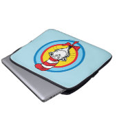 Dr. Seuss | Katze im Hutkopf-Graphic Laptopschutzhülle (Vorne Knopf)