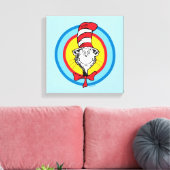 Dr. Seuss | Katze im Hutkopf-Graphic Leinwanddruck (Insitu (Wohnzimmer))