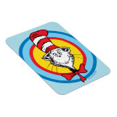 Dr. Seuss | Katze im Hutkopf-Graphic Magnet (Rechte Seite)