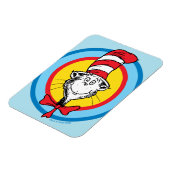 Dr. Seuss | Katze im Hutkopf-Graphic Magnet (Linke Seite)