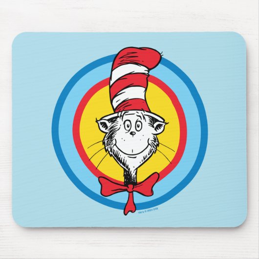 Dr. Seuss | Katze im Hutkopf-Graphic Mousepad (Vorne)