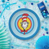 Dr. Seuss | Katze im Hutkopf-Graphic Pappteller (Party)