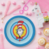 Dr. Seuss | Katze im Hutkopf-Graphic Pappteller (Party)