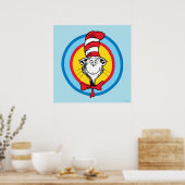 Dr. Seuss | Katze im Hutkopf-Graphic Poster (Küche)