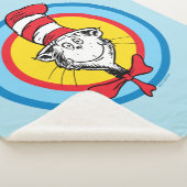 Dr. Seuss | Katze im Hutkopf-Graphic Sherpadecke (3/4)