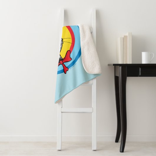 Dr. Seuss | Katze im Hutkopf-Graphic Sherpadecke (Beispiel)