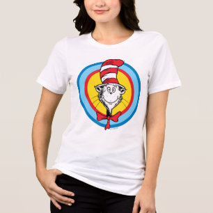 Dr. Seuss   Katze im Hutkopf-Graphic Tri-Blend Shirt