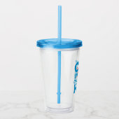 Dr. Seuss | Katze im Hutlogo Acryltrinkbecher (Rechts)