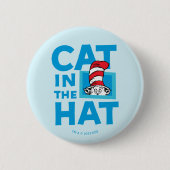 Dr. Seuss | Katze im Hutlogo Button (Vorderseite)