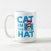 Dr. Seuss | Katze im Hutlogo Kaffeetasse (Links)