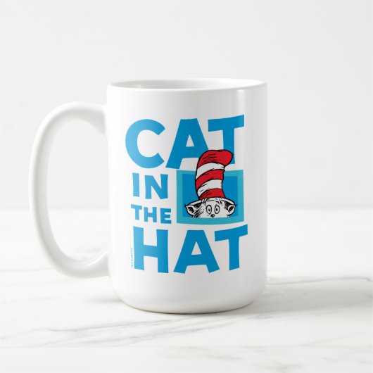 Dr. Seuss | Katze im Hutlogo Kaffeetasse (Links)