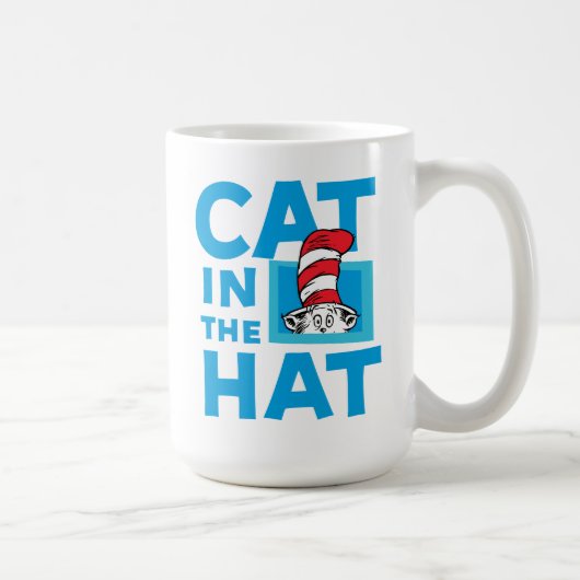 Dr. Seuss | Katze im Hutlogo Kaffeetasse (Rechts)