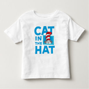 Dr. Seuss   Katze im Hutlogo Kleinkind T-shirt