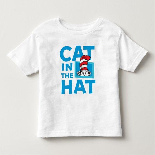 Dr. Seuss | Katze im Hutlogo Kleinkind T-shirt (Vorderseite)
