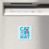 Dr. Seuss | Katze im Hutlogo Magnet (In Situ (Geschirrspüler))