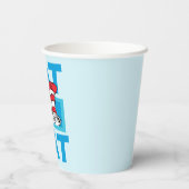 Dr. Seuss | Katze im Hutlogo Pappbecher (Rückseite)