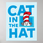 Dr. Seuss | Katze im Hutlogo Poster (Vorne)