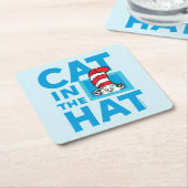 Dr. Seuss | Katze im Hutlogo Rechteckiger Pappuntersetzer (angewinkelt)