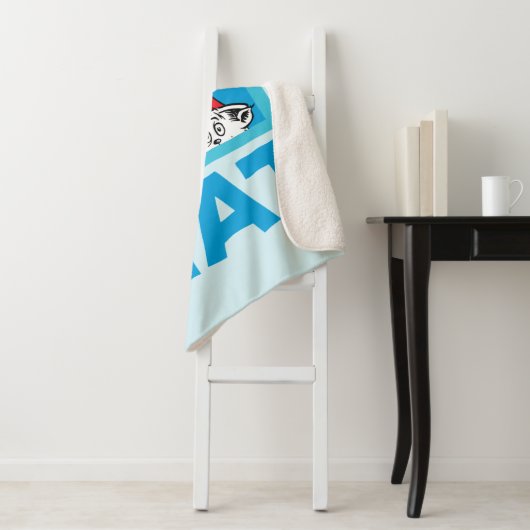 Dr. Seuss | Katze im Hutlogo Sherpadecke (Beispiel)