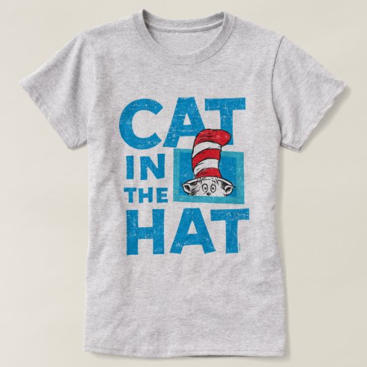 Dr. Seuss | Katze im Hutlogo T-Shirt (Design vorne)