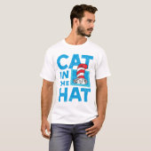 Dr. Seuss | Katze im Hutlogo T-Shirt (Vorne ganz)