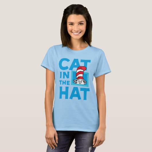 Dr. Seuss | Katze im Hutlogo T-Shirt (Vorne ganz)