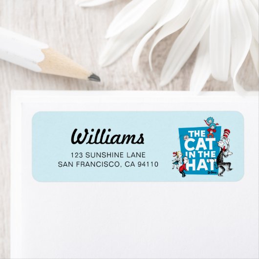 Dr. Seuss | Katze im Hutlogo - Zeichen (Insitu)