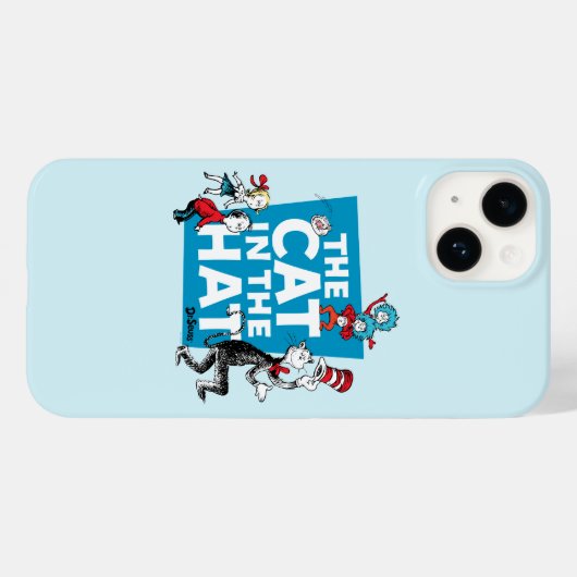 Dr. Seuss | Katze im Hutlogo - Zeichen Case-Mate iPhone Hülle (Rückseite (Horizontal))