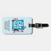 Dr. Seuss | Katze im Hutlogo - Zeichen Gepäckanhänger (Vorderseite horizontal)