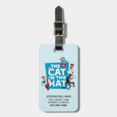 Dr. Seuss | Katze im Hutlogo - Zeichen Gepäckanhänger (Vorderseite vertikal)