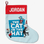 Dr. Seuss | Katze im Hutlogo - Zeichen Großer Weihnachtsstrumpf (Vorderseite)