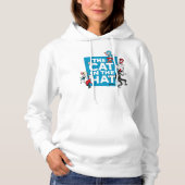 Dr. Seuss | Katze im Hutlogo - Zeichen Hoodie (Vorderseite)
