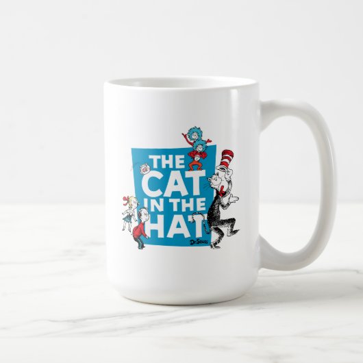 Dr. Seuss | Katze im Hutlogo - Zeichen Kaffeetasse (Rechts)