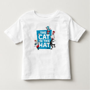 Dr. Seuss Katze im Hutlogo - Zeichen Kleinkind T-shirt