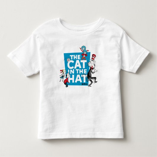 Dr. Seuss | Katze im Hutlogo - Zeichen Kleinkind T-shirt (Vorderseite)