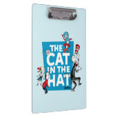 Dr. Seuss | Katze im Hutlogo - Zeichen Klemmbrett (Rechts)