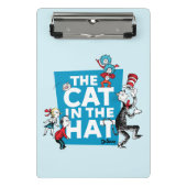 Dr. Seuss | Katze im Hutlogo - Zeichen Mini Klemmbrett (Vorderseite)