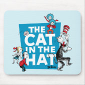 Dr. Seuss | Katze im Hutlogo - Zeichen Mousepad (Vorne)
