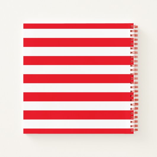 Dr. Seuss | Katze im Hutlogo - Zeichen Notizblock (Rückseite)