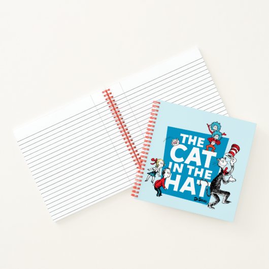 Dr. Seuss | Katze im Hutlogo - Zeichen Notizblock (Innenseite)